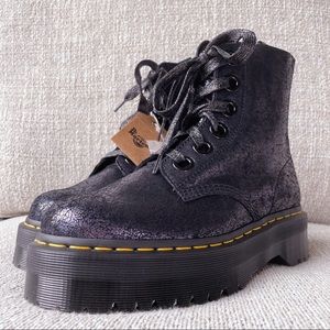 SALE Dr. Marten's Molly in Dark Crackled Iridescent leather
